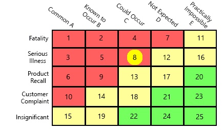 risk matrix examples